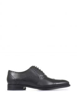 Jones Bootmaker Black Maynard Leather Oxford Brogues