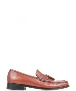 Jones Bootmaker Natural Roman Leather Tassel Loafers -Jones Bootmaker Sales unnamed file 718