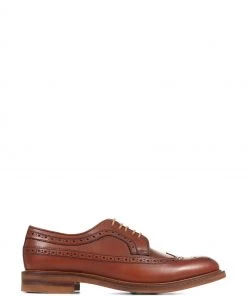 Jones Bootmaker Colindale Tan Brown Handmade Leather Brogues