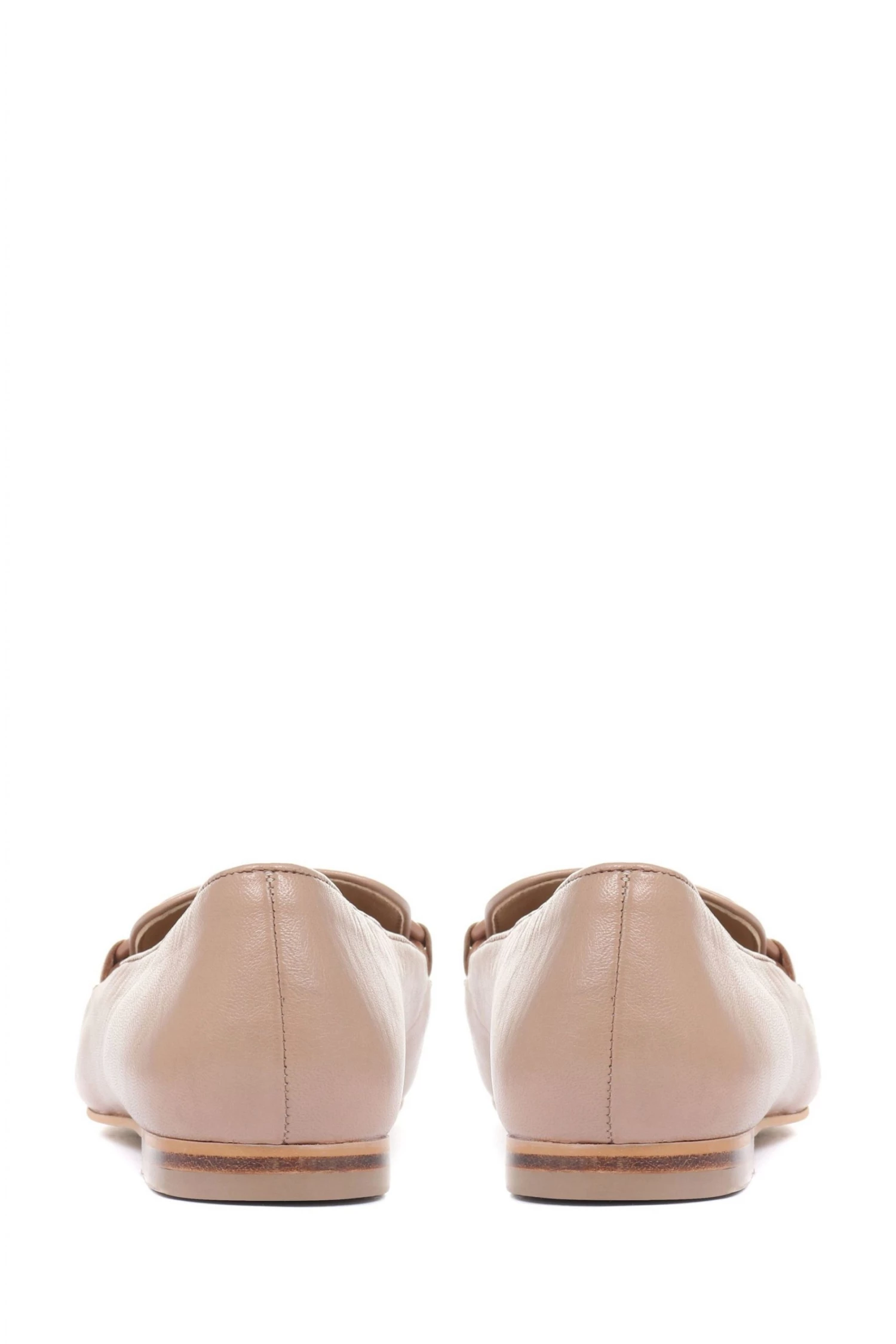 Jones Bootmaker Mara Nude Leather Ladies Loafers 3 Jones Bootmaker Mara Nude Leather Ladies Loafers - Image 3