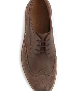 Jones Bootmaker Mens Brown Lawson Lace-Up Leather Suede Brogues -Jones Bootmaker Sales unnamed file 757 scaled