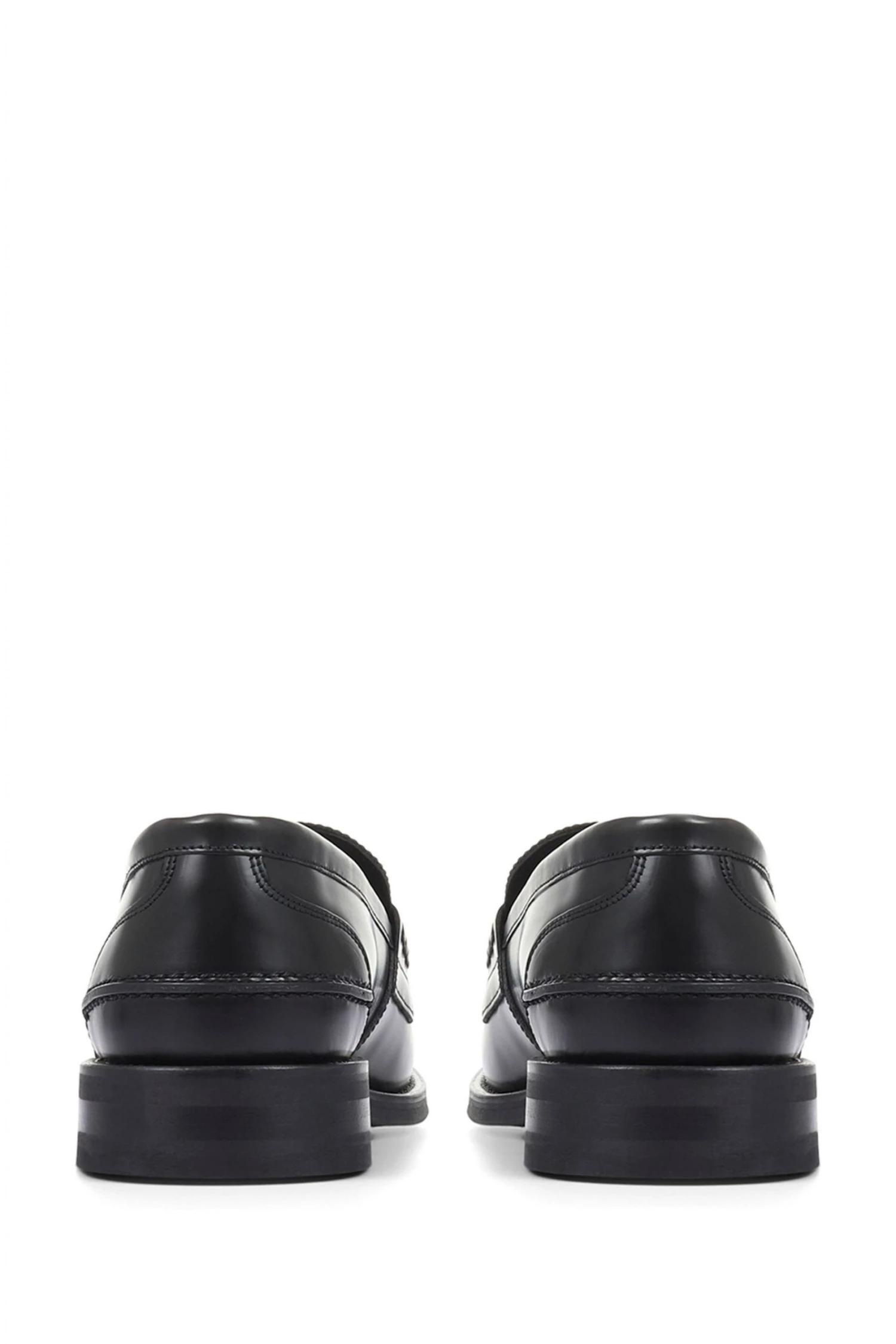 Jones Bootmaker Black Chorleywood Men's Leather Penny Loafers 3 Jones Bootmaker Black Chorleywood Men's Leather Penny Loafers - Image 3