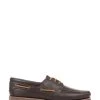 Jones Bootmaker Brown Pittsburgh Men's Leather Boat Shoes