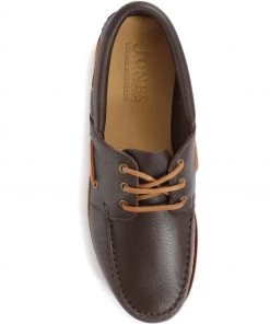 Jones Bootmaker Brown Pittsburgh Men's Leather Boat Shoes -Jones Bootmaker Sales unnamed file 781 scaled