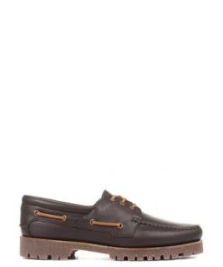 Jones Bootmaker Brown Pittsburgh Men's Leather Boat Shoes -Jones Bootmaker Sales unnamed file 783