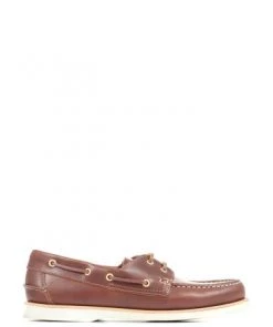 Jones Bootmaker Pocklington Brown Leather Boat Shoes -Jones Bootmaker Sales unnamed file 795