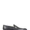 Jones Bootmaker Russell Black Leather Penny Loafers