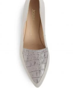 Jones Bootmaker Grey Lilia Ladies Leather Ballerina Flats -Jones Bootmaker Sales unnamed file 824 scaled