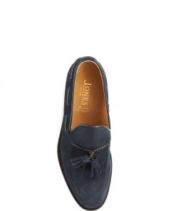 Jones Bootmaker Blue Carindale Handmade Tassel Loafers -Jones Bootmaker Sales unnamed file 829 scaled