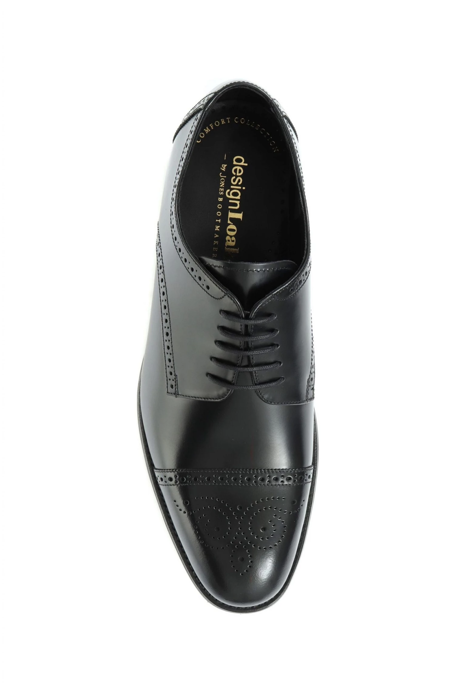 Design Loake By Jones Bootmaker Aztec Goodyear Welted Men's Wide Fit Leather Derby Brogues 4 Design Loake By Jones Bootmaker Aztec Goodyear Welted Men's Wide Fit Leather Derby Brogues - Image 4