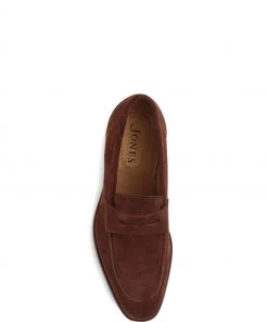 Jones Bootmaker Russell Brown Leather Penny Loafers -Jones Bootmaker Sales unnamed file 909 scaled
