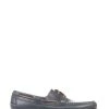 Jones Bootmaker Blue Pocklington Leather Boat Shoes