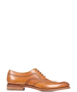 Loake By Jones Bootmaker Texas Mens Natural Goodyear Welted Leather Brogues