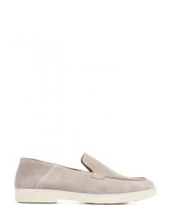 Jones Bootmaker Grey Madolina Leather Moccasins -Jones Bootmaker Sales unnamed file 965