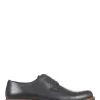 Jones Bootmaker Women's Black Leicester Leather Derby Shoes