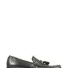 Jones Bootmaker Roman Black Leather Tassel Loafers